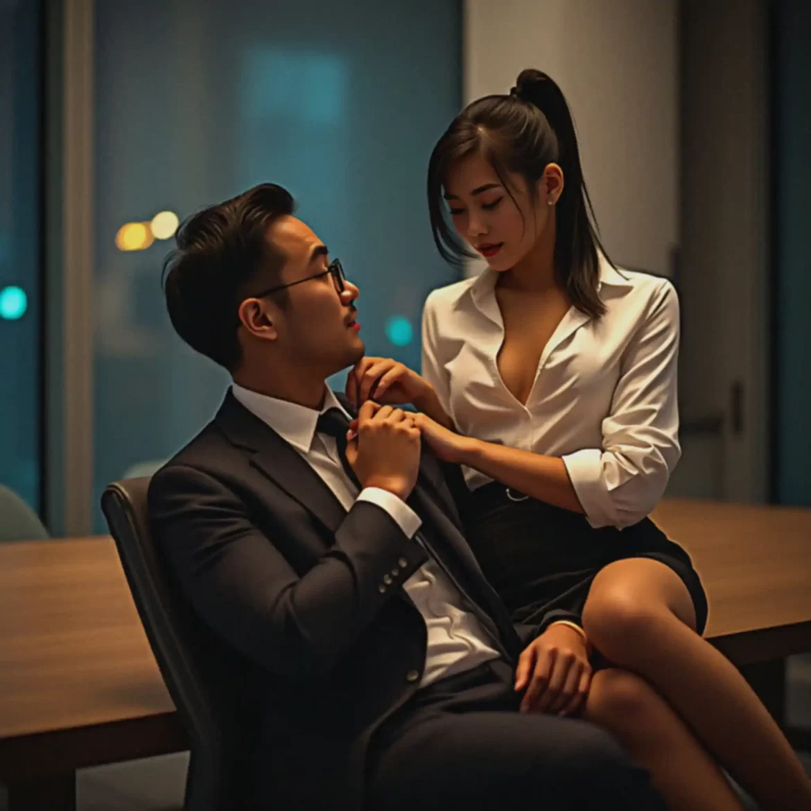 เสียวจัดในห้องประชุม – เรื่องจริงของหนุ่มออฟฟิศสุดร้อนแรง