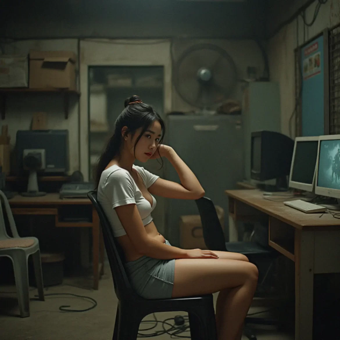 เสียวกลางร้านเกม