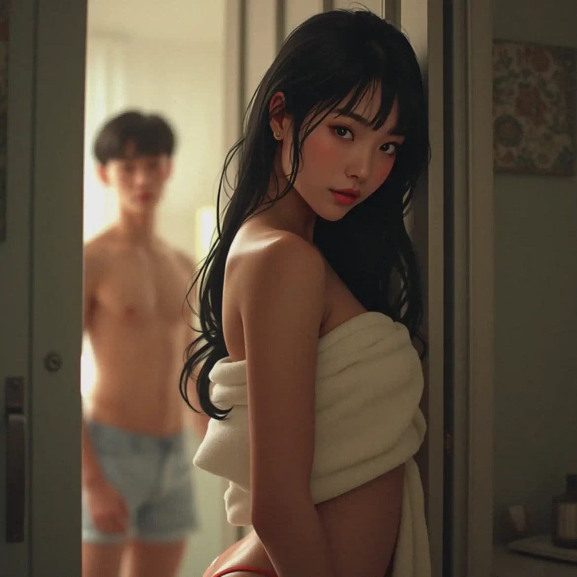 หอพักรวมกับสาวข้างห้องที่ชอบเปิดเพลงตอนอาบน้ำ